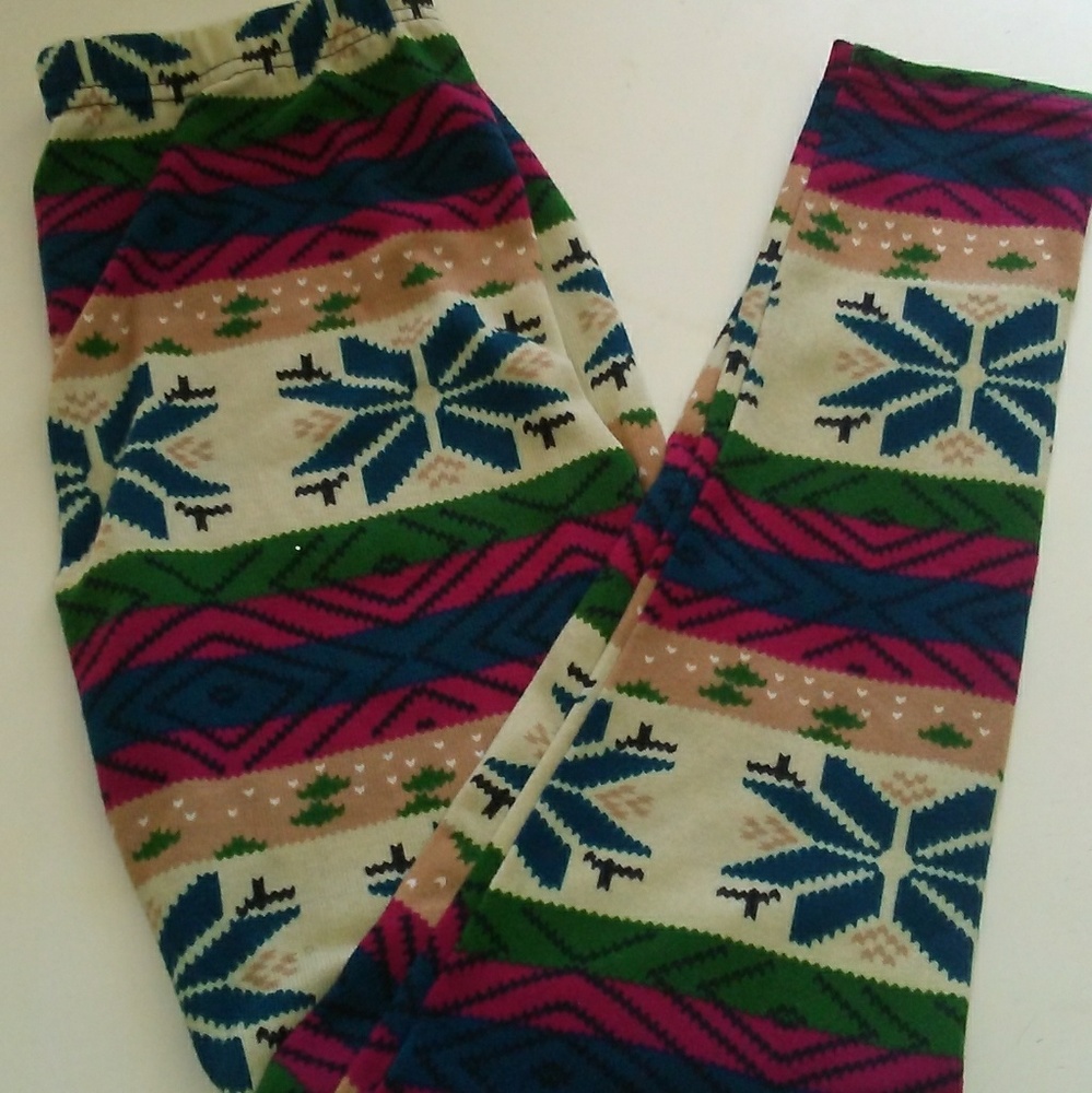 Multi-colored legging size Medium